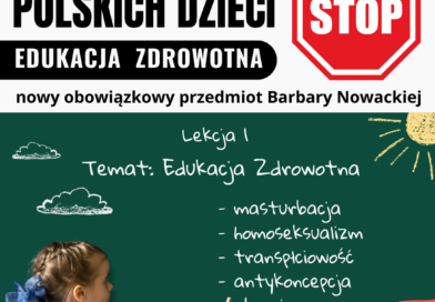 STOP EDUKACJI SEKSUALNEJ DZIECI